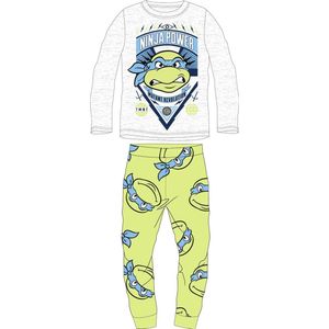 Ninja Turtles ninja power pyjama katoen grijs/groen maat 128