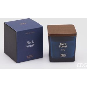 EDG - Enzo De Gasperi Geurkaars Zwarte Woud houten deksel H9,5