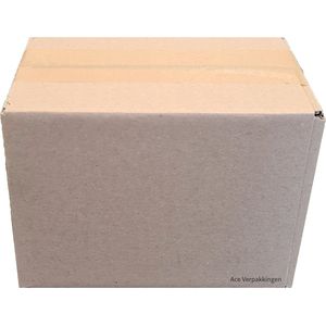 Ace Verpakkingen - Amerikaanse vouwdoos - 131 x 131 x 131mm - 30 stuks - kartonnen doos - webshopdoos - verzenddoos - e-commerce - webwinkeldoos - geschikt voor PostNL / DPD / DHL