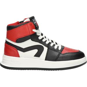 Hip jongens sneaker - Zwart rood - Maat 39