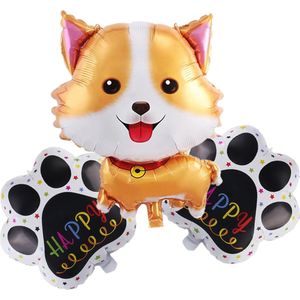 3-delige folie ballonnen set Cute Dog - hond - dog - folie - ballon - cute dog - decoratie - honden pooy