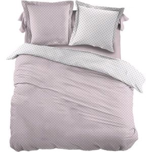 Snoozing Pierrot - Dekbedovertrek - Lits-jumeaux - 270x200/220 cm + 2 kussenslopen 60x70 cm - Pink