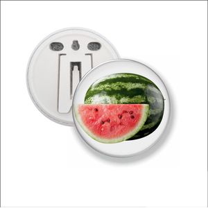 Button Met Clip - Watermeloen