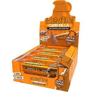 Grenade Carb Killa Bars - Proteïne Repen -  Jaffa Quake - 12 Eiwitrepen (720 gram)