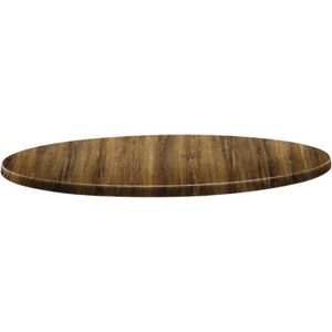 Topalit Classic Line rond tafelblad Atacama | kersenhout |80cm Ø