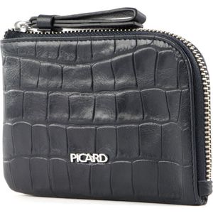 PICARD Leren Portemonnee Dundee 1 Zip Around Wallet Ozean Blauw