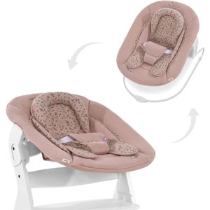Hauck Alpha Bouncer 2 in 1 set voor pasgeboren baby's - wipstoeltje vanaf de geboorte - stoelverkleiner Bambi Rose - max 9kg gewicht