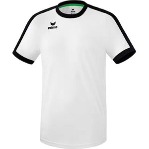 Erima Retro Star Shirt Wit-Zwart Maat XL