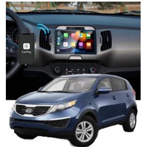 ADIVOX 9 inch geschikt voor Kia Sportage 2010-2016 Android 14 4GB/64GB 8CORE CarPlay/Auto/Wifi/GPS/RDS/DSP/5G/QLED/DAB+