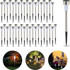 40 x solarlampen - solarlamp - LED - tuinverlichting solar - tuinlampen