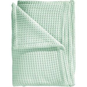 Heckettlane Wafel Plaid - 180x260 cm - Sea Green