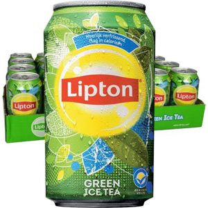 Lipton ice tea Green blikjes Tray - 24 x 33 cl