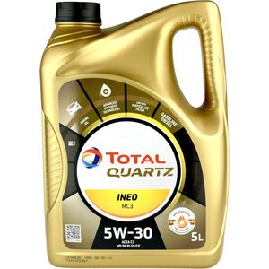 Total Quartz Ineo MC3 5W-30 - 5L (o.a. Longlife BMW, Mercedes)