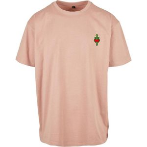 Mister Tee - Santa Monica Oversize Heren T-shirt - 5XL - Roze