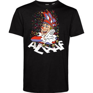 T-shirt Alaaf | Carnavalskleding heren | Carnaval Kostuum | Foute Party | Zwart | maat XXL