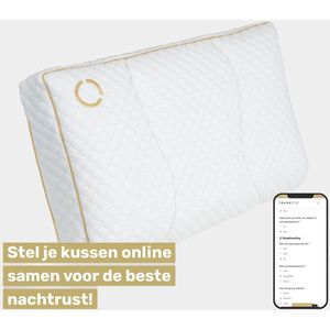 Franky's Pillow Hoofdkussen - 30 Nachten Proefslapen - Verstelbaar design - Geschikt voor elk type slaper - Ergonomische Slaaphouding - Aanbevolen door Fysiotherapeuten - Persoonlijk Slaapadvies