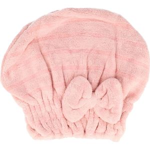 Haardroogdoek Muts Licht Roze