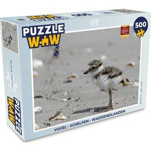 Puzzel Vogel - Schelpen - Waddeneilanden - Legpuzzel - Puzzel 500 stukjes