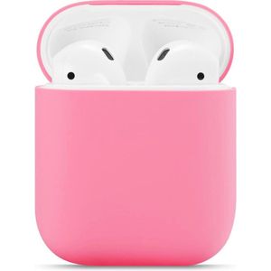 Siliconen beschermhoesje geschikt voor de Apple AirPods oplaadcase - Roze