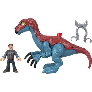 Jurrassic World Imaginext Dino + Figure Assorti.