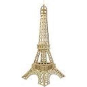 Houten modelbouw - Wooden Puzzle - Miniatuurbouw hout - Eiffeltoren