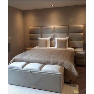 Luxe boxspring met opbergruimte | BOSTON | 160 x 200