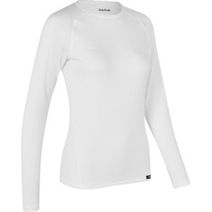 GripGrab - Ride Thermal Lange Mouw Winter Fiets Ondershirt voor Dames Polygiene Base Layer Thermoshirt - Wit - Vrouwen - Maat XL