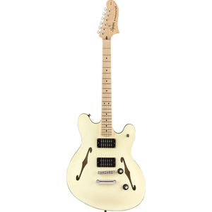 Squier Affinity Series Starcaster MN Olympic White - Semi-akoestische gitaar