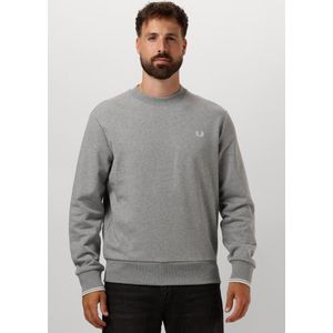 Fred Perry - Crew neck Sweatshirt - Grijze Sweater-XXL