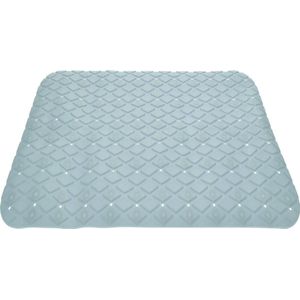 Excellent Houseware Badmat - antislip - mintgroen - 55 cm - vierkant - badkuipmat