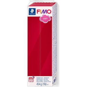 FIMO soft boetseerklei 454 g kersrood