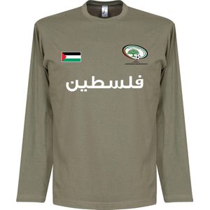Palestina Football Longsleeve T-Shirt - L