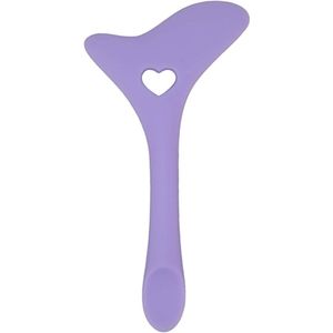 Herbruikbare Siliconen Oogmake-up Tool met Crème Applicator voor Oogschaduw en Mascara - Eyeliner Aid (Purper)