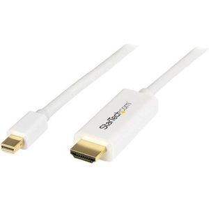 StarTech.com Mini DisplayPort-naar-HDMI-converterkabel 2 m 4K wit