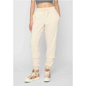 Urban Classics - Light Terry Basic Dames joggingbroek - S - Beige