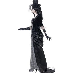 Western kostuum Zwarte weduwe geest | maat L (44-46)