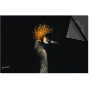Inductie beschermer 65x52 - afdekplaat inductie mat - Dietrix Kookplaat beschermer - Exclusief - Black en Gold - Vogel Kuif
