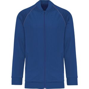 PROACT® Unisex trainingsjas met rits en biesje PA384 - Dark Royal Blue - L