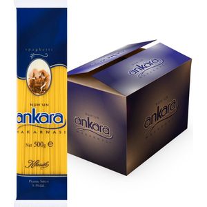 Ankara Pasta - spaghetti dun en lang- Doos 20 x 500g