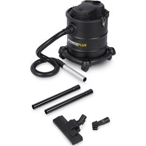 Powerplus POWX308 Aszuiger/Stofzuiger - 1200W - Opvangbak 20L - Incl. accessoires - Incl. blaasfunctie en vervangbare filter - Geschikt voor open haard, werkplaats, barbecue en kachel