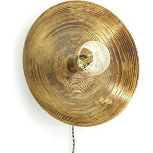 Wandlamp Horus klein Goud - 35 x 35 x 11 cm