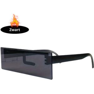 Nivard - Festival Bril - Rave - Space - Techno - Freaky Glasses - Heren - Dames - Zonnebril - Zwart