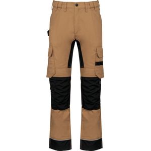 Broek Heren 54 NL (48 FR) WK. Designed To Work Camel / Black 60% Katoen, 40% Polyester