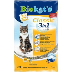 Biokat's Classic 3 In 1 - Kattenbakvulling  - klontvormend - 10L