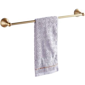 Handdoekhouder - Antiek Messing - Wandmontage - 60 cm - Geborsteld Brons