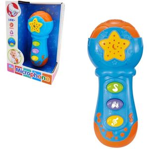 Baby Microfoon – 18M+ Met Dierengeluiden- Instrumenten - babymicrofoon - Microphone Incl. batterijen