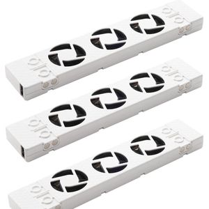 Simple Fix Radiator Ventilator Triple Set - Energiezuinig – Verwarm je ruimte 2x zo snel - Tot 30% energiebesparing – Fluisterstil - Makkelijk te plaatsen radiatorventilatoren - Wit