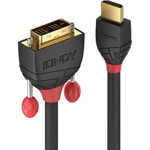 HDMI to DVI Cable LINDY 36272 2 m Black