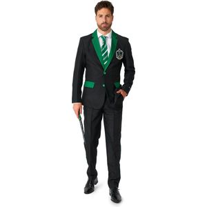 Suitmeister Zwadderich Kostuum - Mannen Pak - Zwart & Groen - Carnaval - Harry Potter Films - Maat L