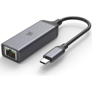 Qost - USB-C Naar Ethernet - Lan Netwerk Adapter - USB C To Internet RJ45 Poort - 10 / 100 / 1000 Mbps